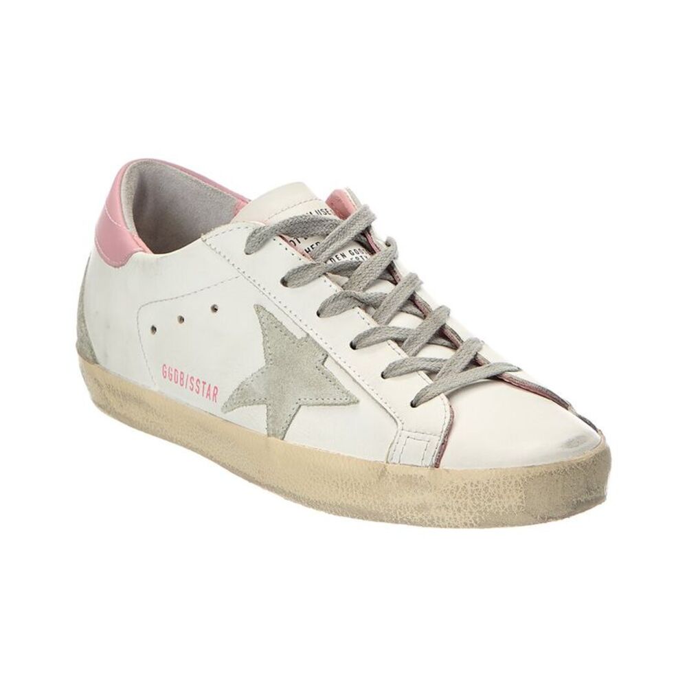 Golden Goose Superstar Classic Leather & Suede Sneaker, White